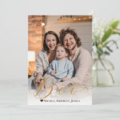 手不気味で書いたブーハッピーハローウィン写真 シーズンカード (スタンド正面)