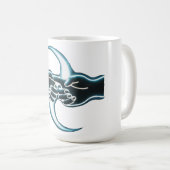 手与えを コーヒーマグカップ (正面右)