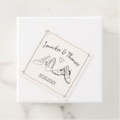 手予測できなお洒落引きドードル結婚シューズ フェイバータグ (インサイチュ)