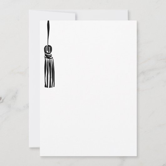 手予測できなユニークお洒落引きグラードパーティー 招待状 (裏面)