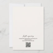 手予測できな引きフローラ壷ブライダルシャワー 招待状 (裏面)