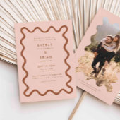 手予測できな引き線テラコッタ結婚ズ 招待状