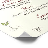 手予測できな描きバー ポスター (角)