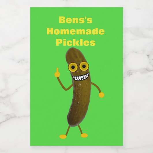 手作おもしろいりディルピックキャニングラベル フードラベル (シングルラベル)