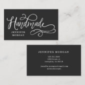 手作お洒落り名刺名刺 名刺 (正面/裏面)