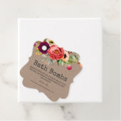 手作つるり浴爆弾のラベル フェイバータグ (インサイチュ)