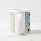 手作もしりでかき混ぜる ジャンボコーヒーマグカップ (裏面)