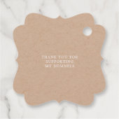 手作りお洒落のモノグラム製品ラベル フェイバータグ (裏面)