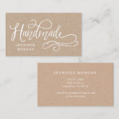 手作りお洒落クラフト名刺 名刺 (正面/裏面)