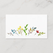 手作りごみゼロでありがとうござい環境にやさします 名刺 (裏面)