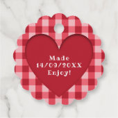 手作りさくらんぼジャム フェイバータグ (裏面)