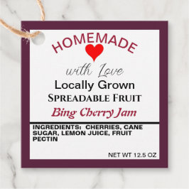 手作りさくらんぼジャムQRコード裏面 フェイバータグ