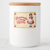 手作りさくらんぼ保存室 – ヴィンテージ フードラベル (正面)