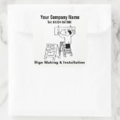 手作りとインストールの漫画 スクエアシール (バッグ)