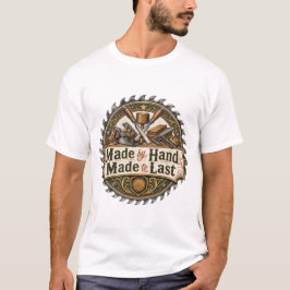 手作りのこだわりが永遠に 木工Tシャツ Tシャツ