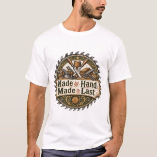手作りのこだわりが永遠に 木工Tシャツ Tシャツ