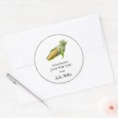 手作りのためだけのコーンラベル ラウンドシール (封筒)