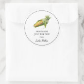 手作りのためだけのコーンラベル ラウンドシール (バッグ)