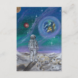 手作りのアート作品 - 地球の視点 エンクロージャーカード