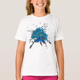 手作りのアート作品 - 海の深み Tシャツ