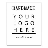 手作りのウェブサイトあなたのビジネスロゴ木製アートスタンプ ラバースタンプ (インプリント)