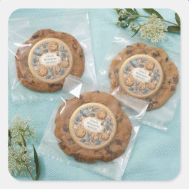 手作りのクッキー ラウンドシール