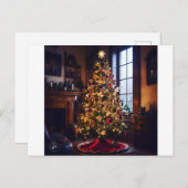 手作りのクリスマスカード ポストカード (正面/裏面)