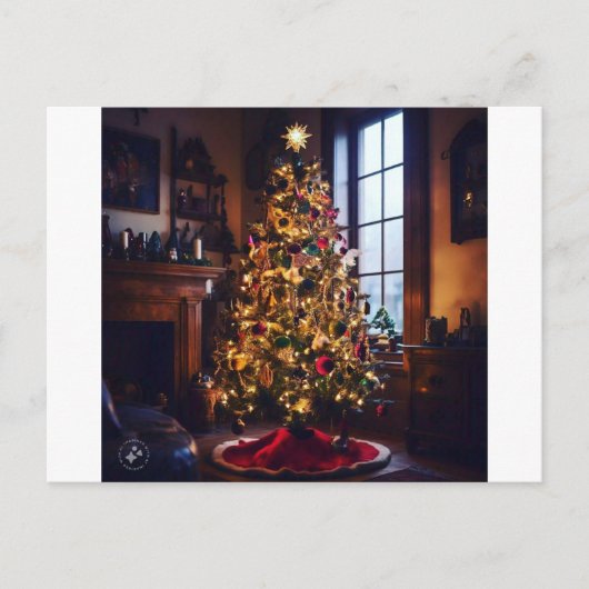 手作りのクリスマスカード ポストカード (正面)