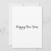 手作りのクリスマスカード 招待状 (裏面)