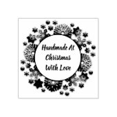 手作りのクリスマススタンプ ラバースタンプ (インプリント)