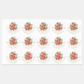 手作りのクリスマス キャンディー ラブフード ラベル (シート)