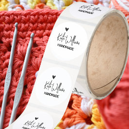 手作りのステッカーでオリジナルアイテムを作成 ラウンドシール