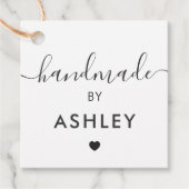 手作りのタグ、カスタムクラフトショップのギフトタグ、クラフト フェイバータグ (正面)