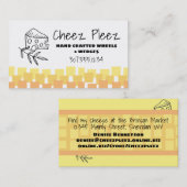 手作りのチーズくさびハーブ 名刺 (正面/裏面)