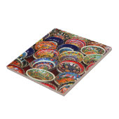 手作りのトルコ陶器 タイル (側面)