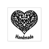 手作りのハートスタンプ ラバースタンプ (インプリント)