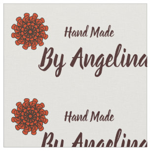 手作りのパーソナライズされた裁縫ラベル織物 ファブリック