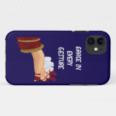 手作りのフローラ電話ケース Case-Mate iPhoneケース (裏面(横))