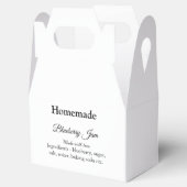 手作りのブルーベリージャム 愛を込めて追加テキスト フェイバーボックス (オープン)