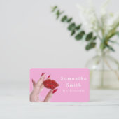 手作りのブローチ 名刺 (スタンド正面)