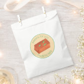 手作りのミソール・パック・ミタイ インドのスイーツ フェイバーバッグ (クリップ留めされた状態)