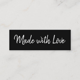 手作りのミニマリモダンスト、白黒トレンディー スキニー名刺