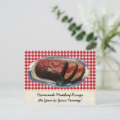 手作りのミートローフのポストカード ポストカード (スタンド正面)