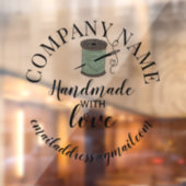 手作りのラブカンパニーネーム裁縫 ウィンドウサイン (シート2)