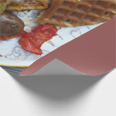 手作りのワッフルとジャガイモ ラッピングペーパー (角)