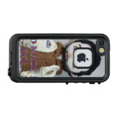 手作りの人形アートのスマホケース - かわいい芸術的なクラフト LifeProof iPhoneケース (裏面横)