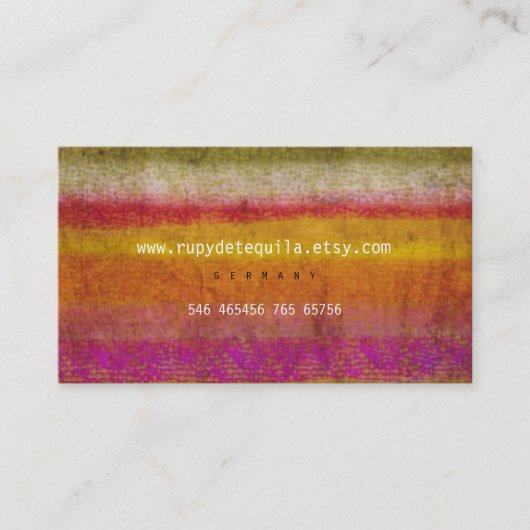 手作りの名刺 名刺 (正面)