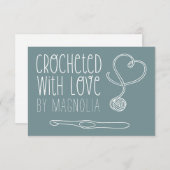 手作りの愛で頬張る ノートカード (正面/裏面)