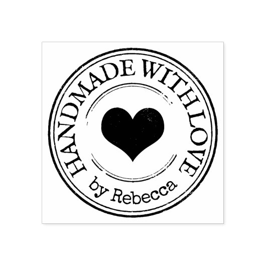 手作りの愛ハート ラバースタンプ (インプリント)