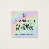 手作りの手作りビジネス感謝していあなた (裏面)